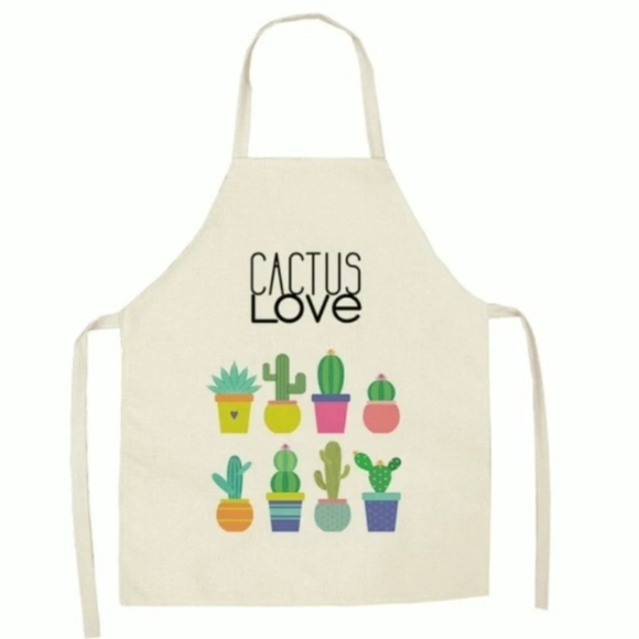 Cute Alpaca Cactus aprons - Picture 2 of 2